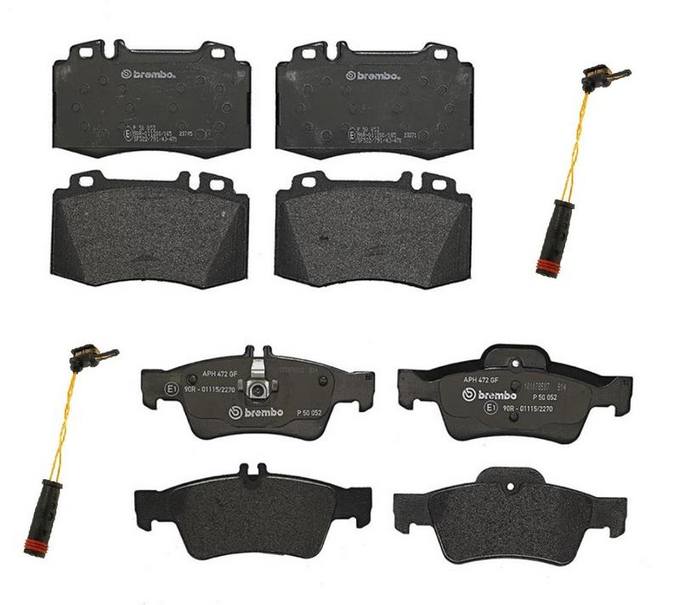 Brembo Brake Pads Kit Front and Rear (LowMet) Brembo 1558432KIT